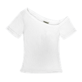  Áo Nữ Trễ Vai TOFU MADMIND - Màu Trắng 