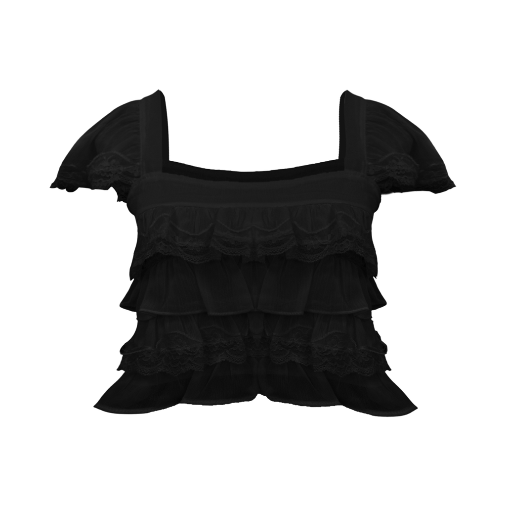  Áo Nữ Hai Dây JELLY MADMIND - Màu Đen 