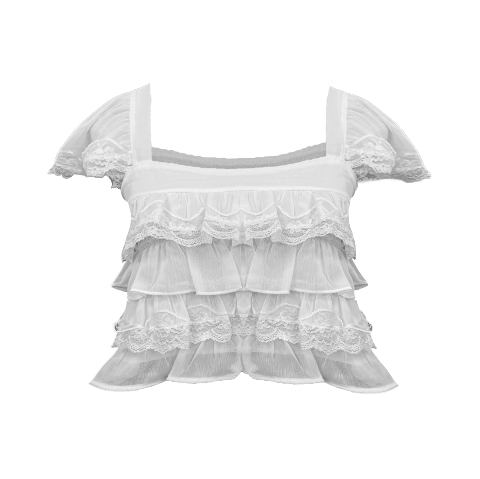  Áo Nữ Hai Dây JELLY MADMIND - Màu Trắng 