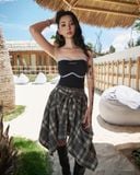  Áo Quây ( Có Mút ) Cúp Ngực , Thun Gân Cao Cấp Wave Tube Madmind - Màu Đen 