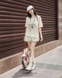  Áo Cổ Tim MADMIND A35 - Màu Be 