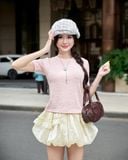  Áo Suông Tay Ngắn MADMIND A36 - Màu Sọc Hồng 