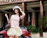  Áo Suông Tay Ngắn MADMIND A36 - Màu Sọc Hồng 