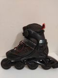  Giày patin màu đen Oxelo thương hiệu Decathlon (Của Pháp) size 35 co giãn đến size 38) 