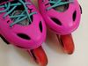 Patin màu hồng cánh sen phối màu xanh và đen Centosy T-rex size 35 co giãn 38. 