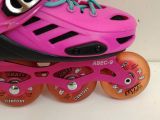  Patin màu hồng cánh sen phối màu xanh và đen Centosy T-rex size 35 co giãn 38. 