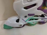  Patin màu trắng phối xanh tím 2 trong 1 hiệu RollerDerry (Size 34 37) 