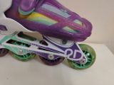  Patin màu trắng phối xanh tím 2 trong 1 hiệu RollerDerry (Size 34 37) 