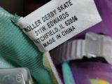  Patin màu trắng phối xanh tím 2 trong 1 hiệu RollerDerry (Size 34 37) 