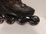  Giày patin màu đen Oxelo thương hiệu Decathlon (Của Pháp) size 35 co giãn đến size 38) 