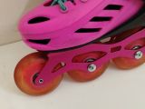  Patin màu hồng cánh sen phối màu xanh và đen Centosy T-rex size 35 co giãn 38. 
