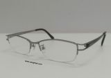  Gọng kính nam giới nửa viền titanium màu bạch kim Police (Độ mới hơn 90%). 