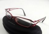  Gọng kính titanium nữ màu đỏ tía hun khói Anare Kim (Thương hiệu Hàn Quốc). 