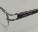  Gọng kính nam giới nửa viền titanium màu bạch kim Police (Độ mới hơn 90%). 