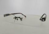  Gọng kính titanium khoan 3 mảnh màu đen Police (VPL176J 0530). (Độ mới khoảng 95%). 