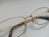  Gọng kính titanium cao cấp màu vàng tây Charmant Line Art (XL1408 WG) Vàng trắng. 