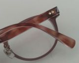  Gọng kính màu nâu nhựa trong vân đồi mồi Jins (Thương hiệu Nhật Bản)(Độ mới 96%). 