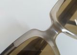  Kính râm cổ điển làm  thủ công mầu nã não sắc nâu và trong Licefa của Đức thập niên 70 