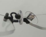  Gọng kính titanium khoan 3 mảnh màu đen Police (VPL176J 0530). (Độ mới khoảng 95%). 