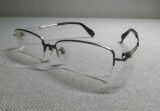  Gọng kính nửa viền titanium cao cấp màu nâu hun khói thương hiệu nổi tiếng Charmant Line Art (Made in Japan) 