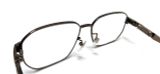  Gọng kính nam giới titanium cao cấp màu nâu sáng cát dòng Mens Mark của Charmant (XM1183 LB) 