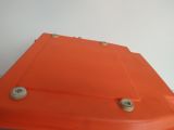  Máy đánh chữ cổ điển nhiều năm tuổi màu cam hiếm gặp Nippo (Made in Japan). 