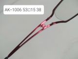  Gọng kính titanium nữ màu đỏ tía hun khói Anare Kim (Thương hiệu Hàn Quốc). 