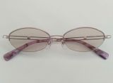  Gọng kính nữ nửa viền titanium cao cấp màu hồng thương hiệu nổi tiếng Charmant Line Art (Made in Japan). 
