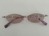  Gọng kính nữ nửa viền titanium cao cấp màu hồng thương hiệu nổi tiếng Charmant Line Art (Made in Japan). 
