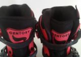  Patin màu đen đỏ Centosy size 36 co giãn 40. (Chân các bé giày thường từ 32 33 vẫn đi tốt). (Độ mới 98% - đi được 1 buổi) 
