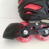  Patin màu đen đỏ Centosy size 36 co giãn 40. (Chân các bé giày thường từ 32 33 vẫn đi tốt). (Độ mới 98% - đi được 1 buổi) 
