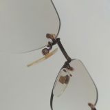  Gọng kính khoan 3 mảnh màu nâu Pierre Balmain thương hiệu Pháp được sản xuất tại Nhật Bản. 