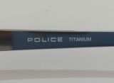  Gọng kính nam giới nửa viền titanium màu bạch kim Police (Độ mới hơn 90%). 