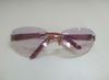  Kính râm không viền gọng khoan 3 mảnh màu tròng phớt tím nhạt XOXO (Thương hiệu Mỹ). 