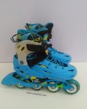  Patin màu xanh phối trắng BKB Flying Eagle size 38 co giãn 42 (Tầm chân size 35 vẫn đi tốt). 