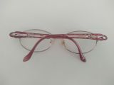  Gọng kính nữ giới titanium màu phớt hồng Banerina phong cách Italy. (Made in Japan). 