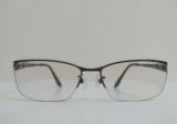  Gọng kính titanium màu đen nửa viền W-Action (Made in Sabae Japan). 