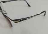  Gọng kính titanium màu đen nửa viền W-Action (Made in Sabae Japan). 