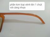  Kính râm nữ cổ điển màu vàng cam phối nâu Nina Ricci thương hiệu Pháp (Made in France) 