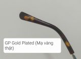  Gọng kính nam giới titanium Hasama mạ vàng thật (Thương hiệu nội địa Nhật Bản) 