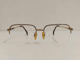 Gọng kính titanium nửa viền màu vàng tây thương hiệu Titanos nổi tiếng Nhật Bản. 