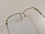  Gọng kính titanium nửa viền màu vàng tây thương hiệu Titanos nổi tiếng Nhật Bản. 