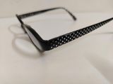  Gọng kính màu đen càng vân đốm Jins thương hiệu Nhật Bản. 