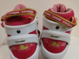  Patin màu hồng phối trắng Cougar size 38 co giãn 41 (Chân tầm 34 35 vẫn đi tốt). 