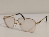  Gọng kính nam giới dáng nửa viền titanium màu vàng tây thương hiệu Charmant. 