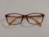  Gọng kính mầu nâu nhựa trọng thương hiệu Jins. Gọng kính thuộc dòng Air Frame. 
