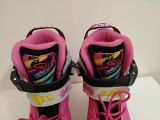  Patin màu hồng BKB Flying Eagle size 33 co giãn 37 (Tầm chân size 29 30 vẫn đi tốt)(Độ mới khoảng 90%). 