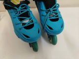  Patin màu xanh BKB Flying Eagle size 33 co giãn 37 (Tầm chân size 29 30 vẫn đi tốt)( 