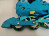  Patin màu xanh BKB Flying Eagle size 33 co giãn 37 (Tầm chân size 29 30 vẫn đi tốt)( 