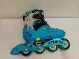  Patin màu xanh BKB Flying Eagle size 33 co giãn 37 (Tầm chân size 29 30 vẫn đi tốt)( 